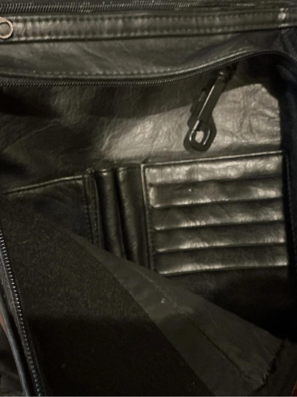 Vintage Monarch Multi-Pocket Black Briefcase Messenger Bag 16”x 11” expandable